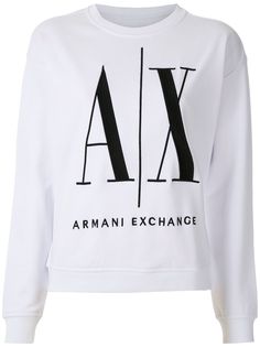 Armani Exchange толстовка с логотипом