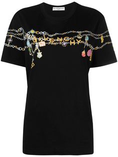 Givenchy футболка Charms с логотипом