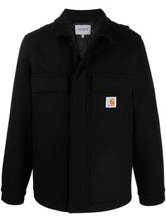 Carhartt WIP куртка-рубашка с нашивкой-логотипом