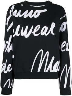 Moschino толстовка с логотипом
