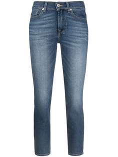 7 For All Mankind укороченные джинсы скинни