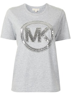 Michael Michael Kors футболка с пайетками и логотипом
