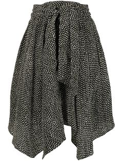 Isabel Marant юбка с асимметричным подолом в горох