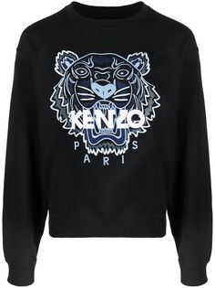 Kenzo толстовка с вышивкой Tiger
