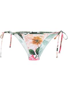 Dolce & Gabbana плавки бикини с цветочным принтом