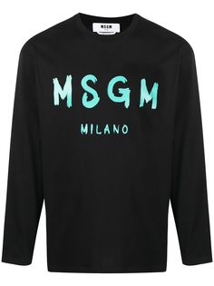 MSGM футболка с логотипом