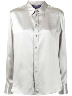 Ralph Lauren Collection атласная рубашка с длинными рукавами