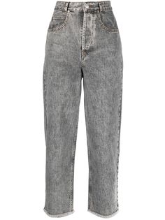 Isabel Marant Étoile укороченные джинсы широкого кроя