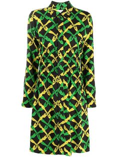 Bottega Veneta платье с принтом