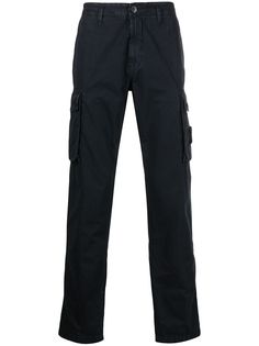 Stone Island брюки карго с нашивкой-логотипом