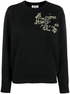 Kenzo толстовка с принтом
