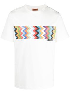 Missoni футболка с короткими рукавами и логотипом
