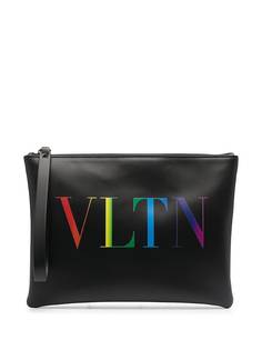 Valentino Garavani клатч с логотипом VLTN