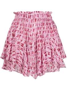 Isabel Marant Étoile шорты с завышенной талией и сборками