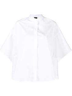 Aspesi структурированная рубашка с разрезами на рукавах