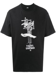 Stussy футболка с фотопринтом
