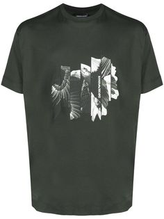 Emporio Armani футболка с графичным принтом