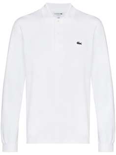 Lacoste рубашка поло с длинными рукавами и логотипом