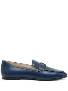 Tods лоферы с металлическим логотипом Tod`S