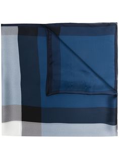 Burberry легкий шарф в клетку