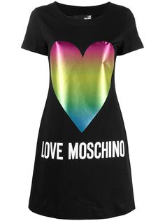 Love Moschino платье-футболка с принтом