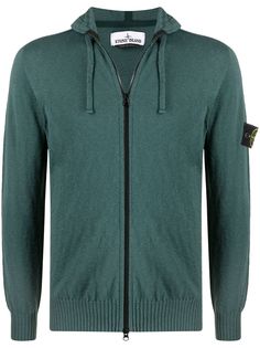 Stone Island худи на молнии с кулиской
