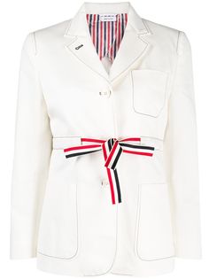 Thom Browne блейзер с поясом