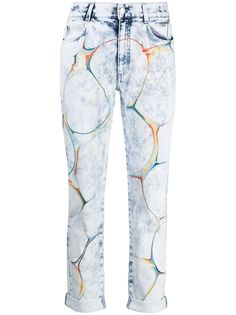 Stella McCartney прямые джинсы с узором