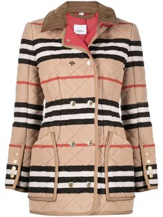 Burberry куртка в полоску Icon Stripe