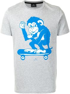 PS Paul Smith футболка Skater Monkey из органического хлопка