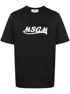 MSGM футболка с логотипом