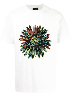PS Paul Smith футболка с цветочным принтом
