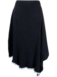 JW Anderson юбка Infinity с эффектом металлик