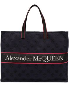 Alexander McQueen сумка-тоут East West Selvedge с логотипом