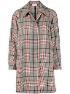 RED Valentino пальто в клетку глен
