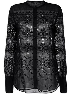 Ermanno Scervino блузка с английской вышивкой