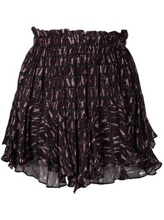 Isabel Marant Étoile расклешенная юбка с абстрактным принтом