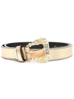 Versace Jeans Couture ремень с эффектом металлик и логотипом