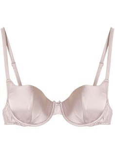 Fleur Du Mal бюстгальтер-балконет Satin Luxe с U-образным вырезом