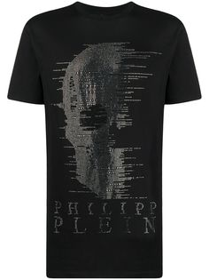 Philipp Plein футболка Skull с кристаллами