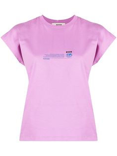 MSGM футболка с графичным принтом