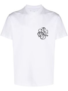 Soulland футболка с круглым вырезом и монограммой