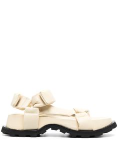 Jil Sander массивные сандалии на липучках