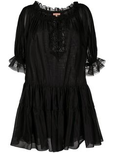 Ermanno Scervino расклешенное платье с открытыми плечами
