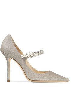 Jimmy Choo туфли Baily 100 с искусственным жемчугом