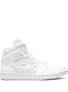 Jordan кроссовки Air Jordan 1 Mid Quilted White