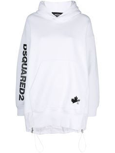 Dsquared2 платье-худи с логотипом
