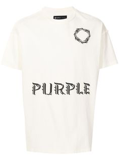 Purple Brand футболка с короткими рукавами и логотипом