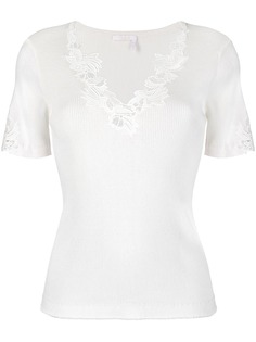 Chloé блузка с кружевными вставками
