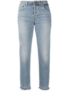 7 For All Mankind укороченные джинсы кроя слим